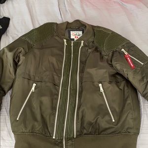 Olive Green Bomber jacket